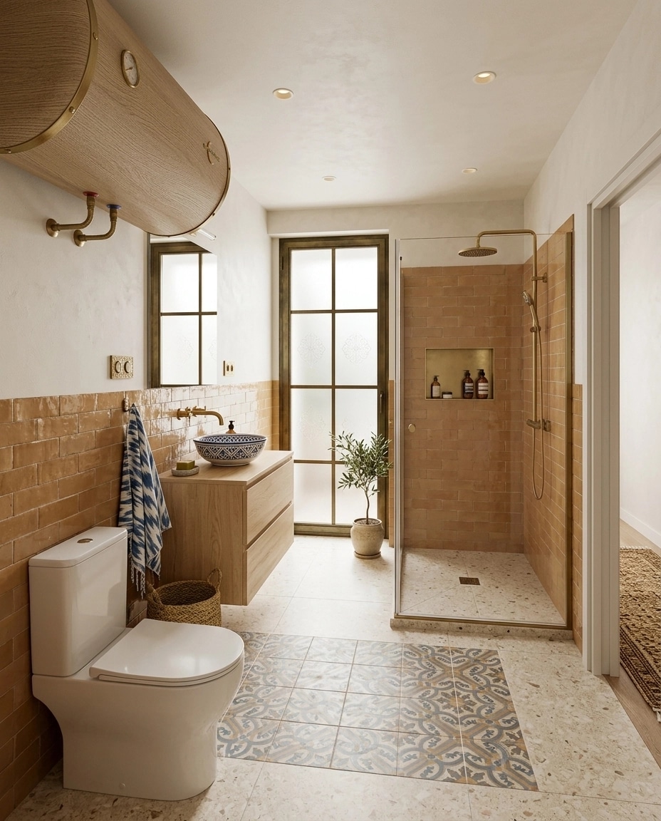 Interior design in Scandinavian style — Bathroom by GenRoom AI