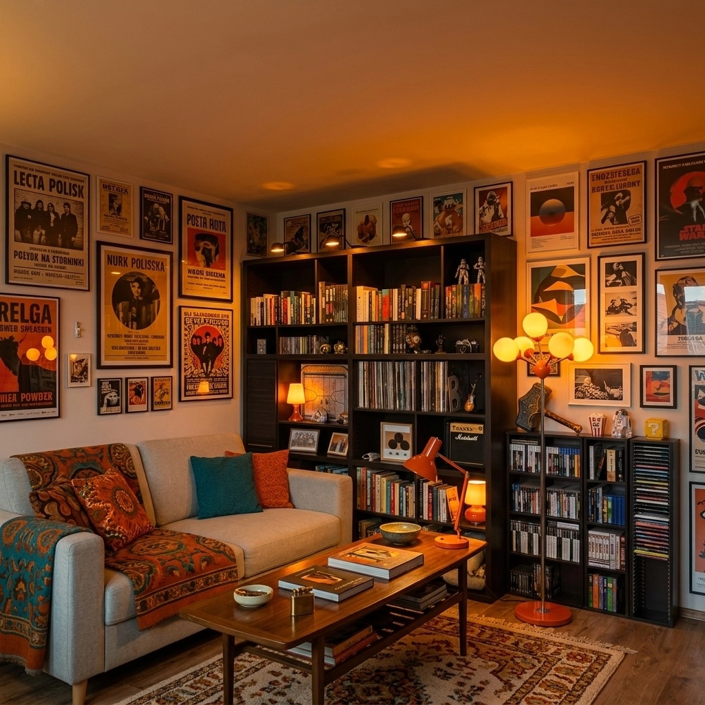 Maximalist Sala de Estar design — interior photo by GenRoom AI
