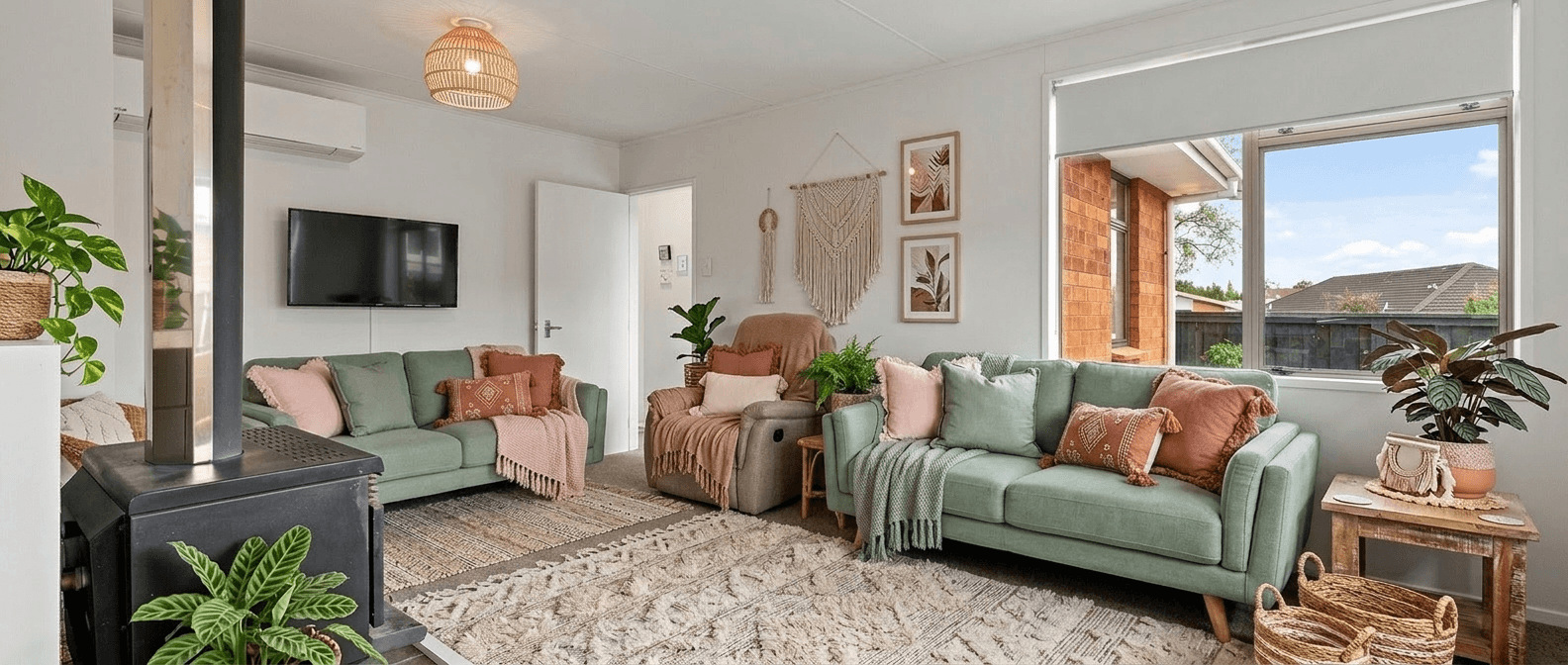 Design de interiores em estilo Bohemian — Sala de Estar por GenRoom AI