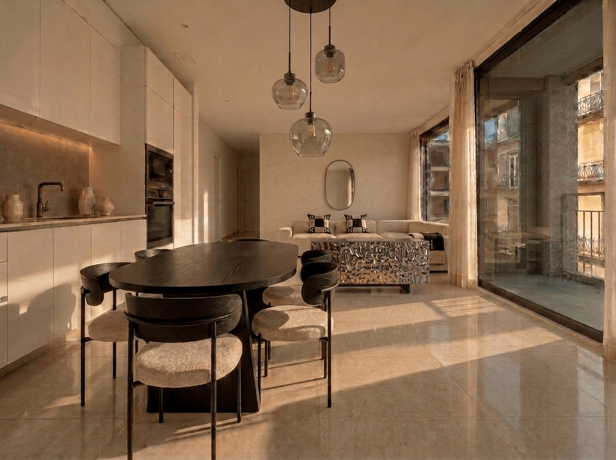 Interior design in Scandinavian style — Kitchen by GenRoom AI