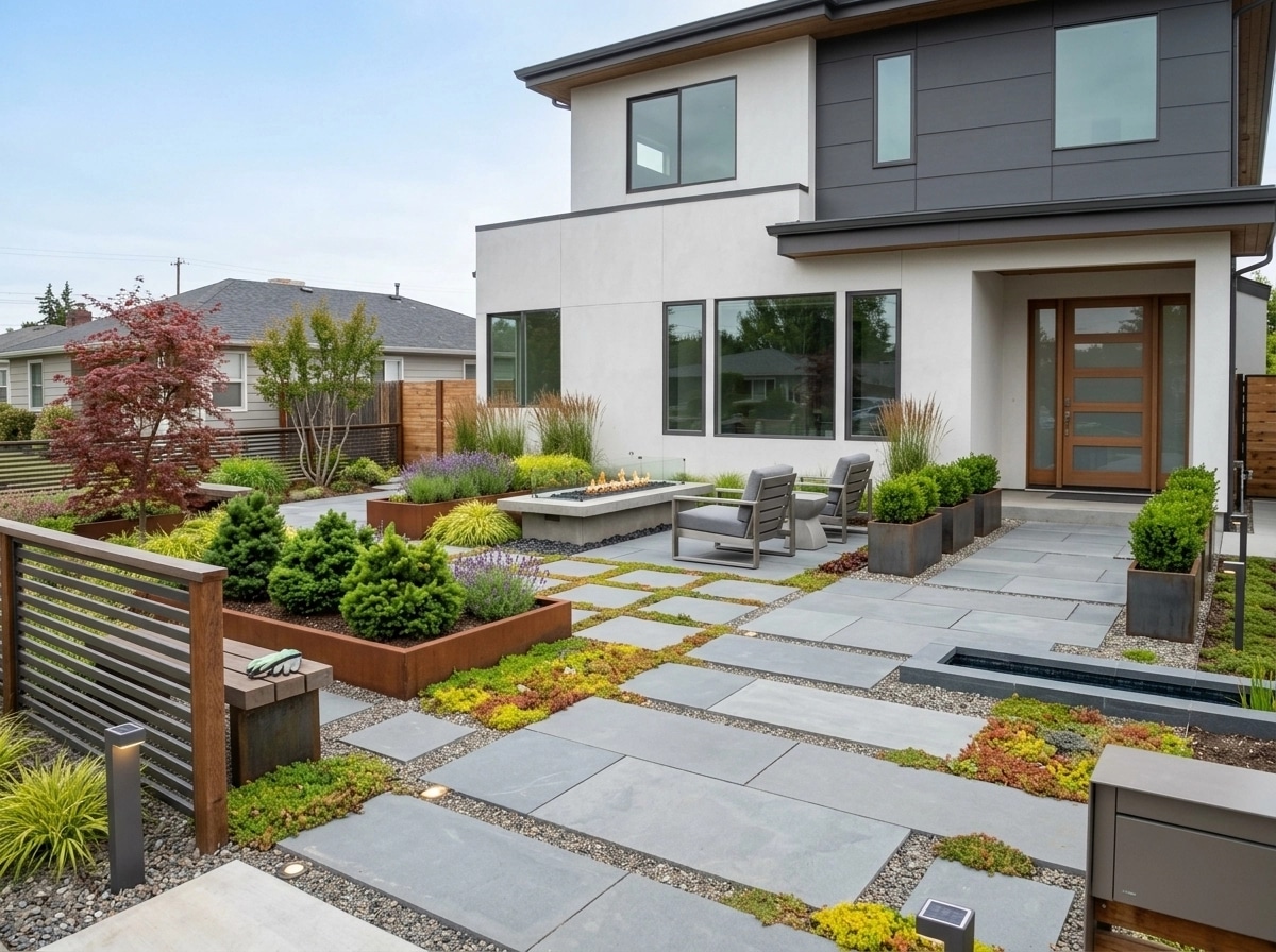 Contemporary Yard Yard design — yard photo by GenRoom AI