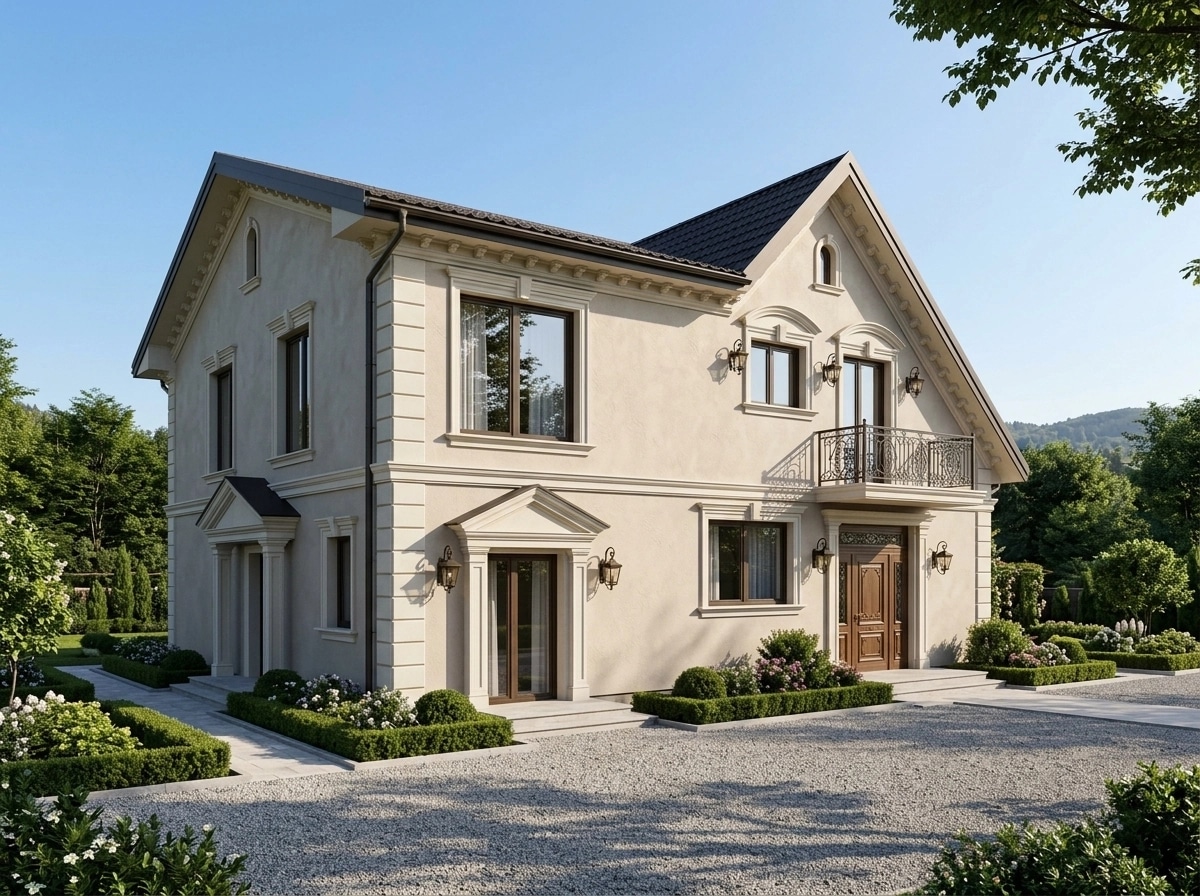Classic Facade Facade design — facade photo by GenRoom AI