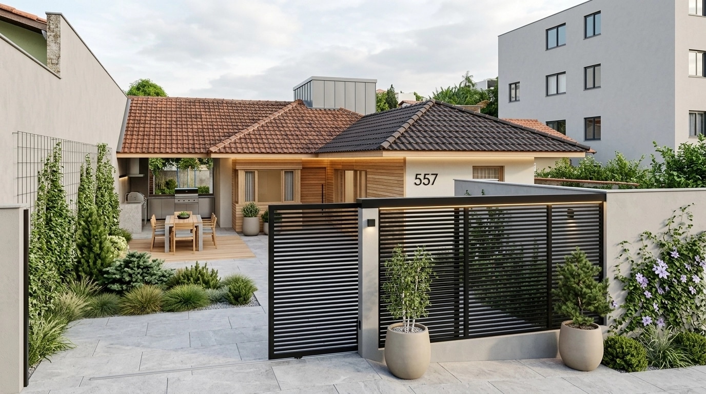 Scandinavian Facade Facade design — facade photo by GenRoom AI