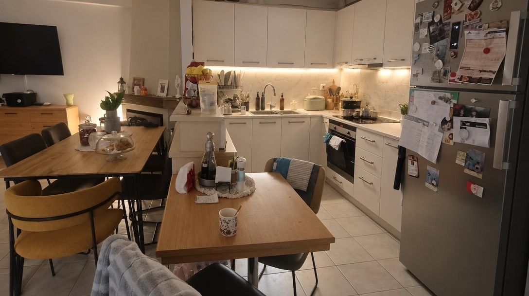 Kitchen interior in no_style style — photo by GenRoom AI