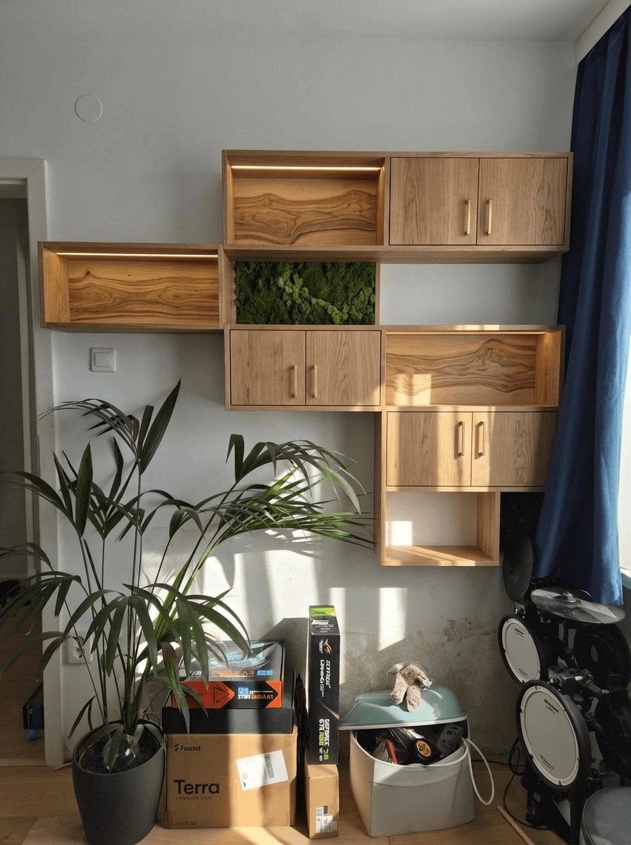 Office interior in Biophilic style — photo by GenRoom AI