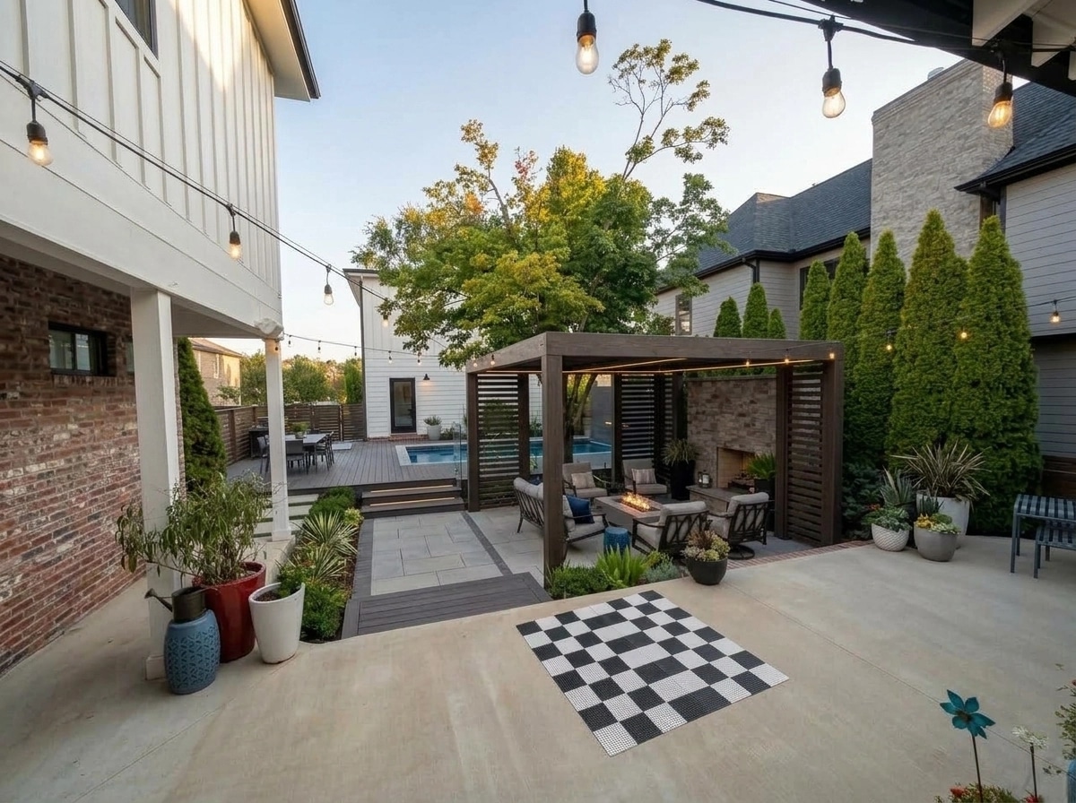 Contemporary Yard Yard design — yard photo by GenRoom AI