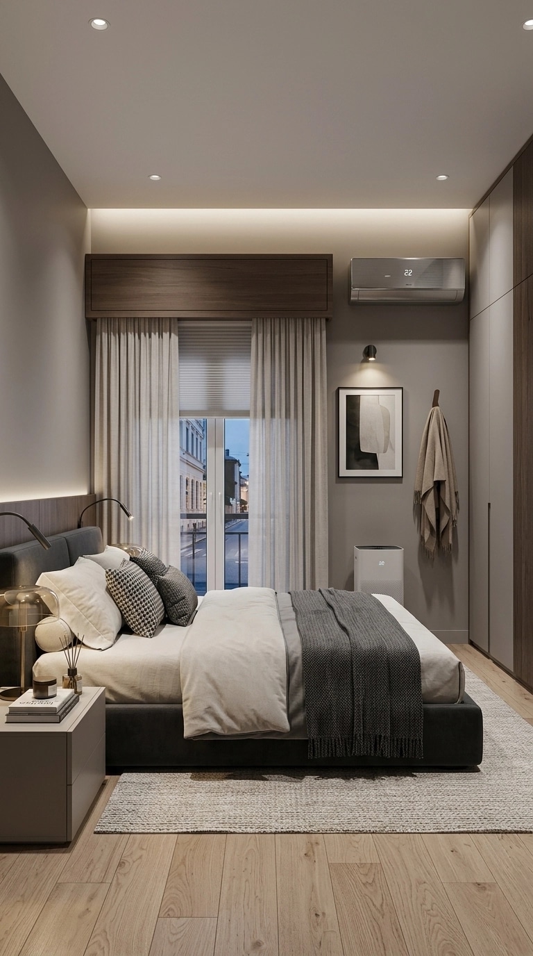 Contemporary Bedroom design — interior photo by GenRoom AI
