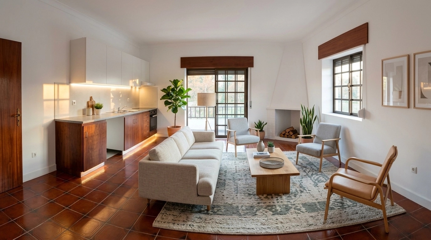 Scandinavian Living Room design — interior photo by GenRoom AI