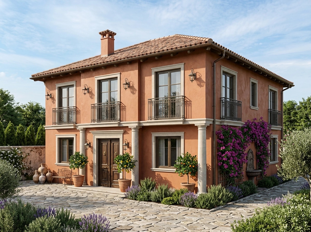 Facade design in Mediterranean Facade style — Facade by GenRoom AI