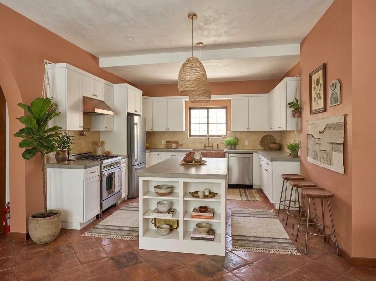 Bohemian Kitchen design — interior photo by GenRoom AI