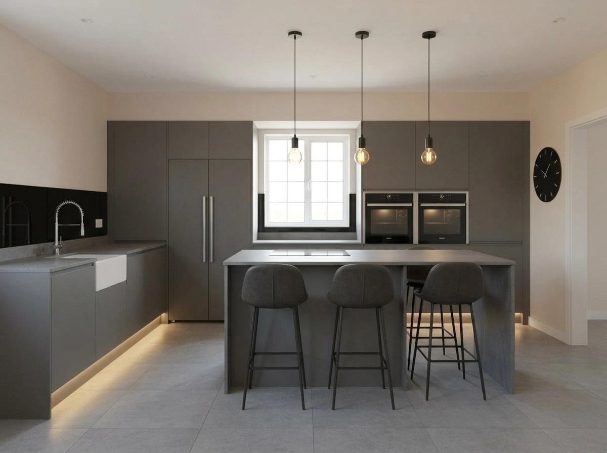 Interior design in Contemporary style — Kitchen by GenRoom AI