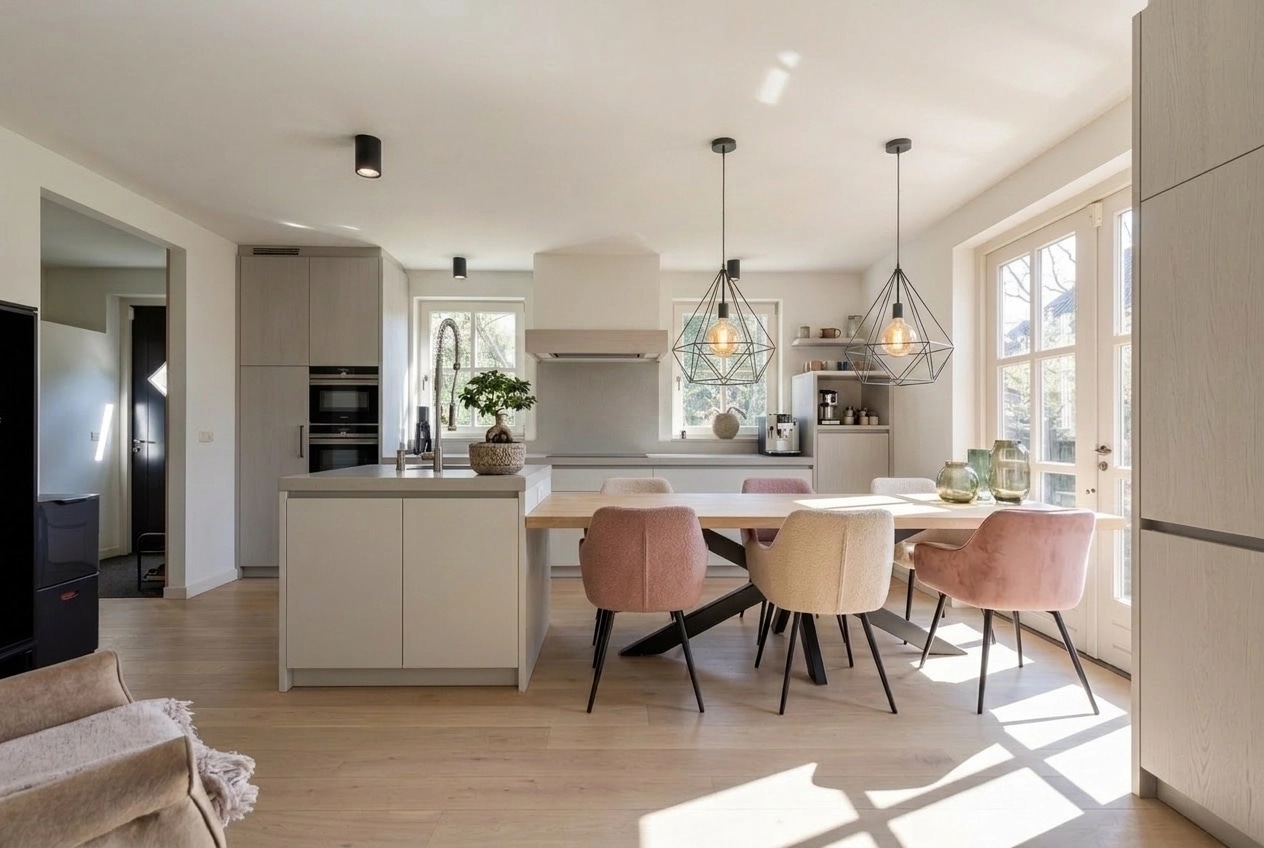 Interior design in Scandinavian style — Kitchen by GenRoom AI