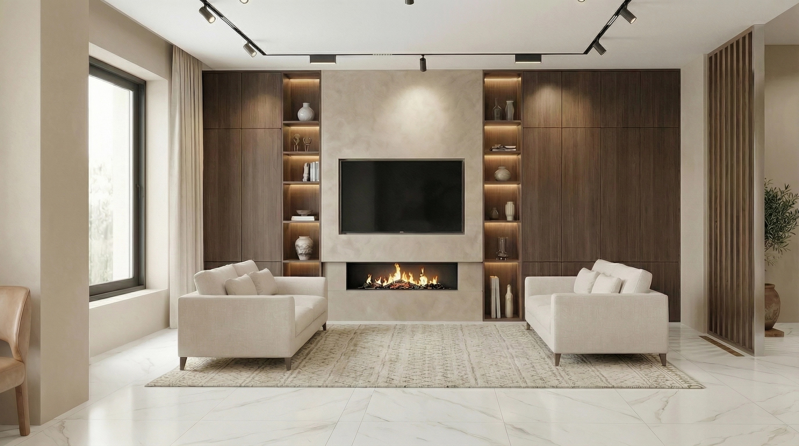 Interior design in Mediterranean style — Living Room by GenRoom AI