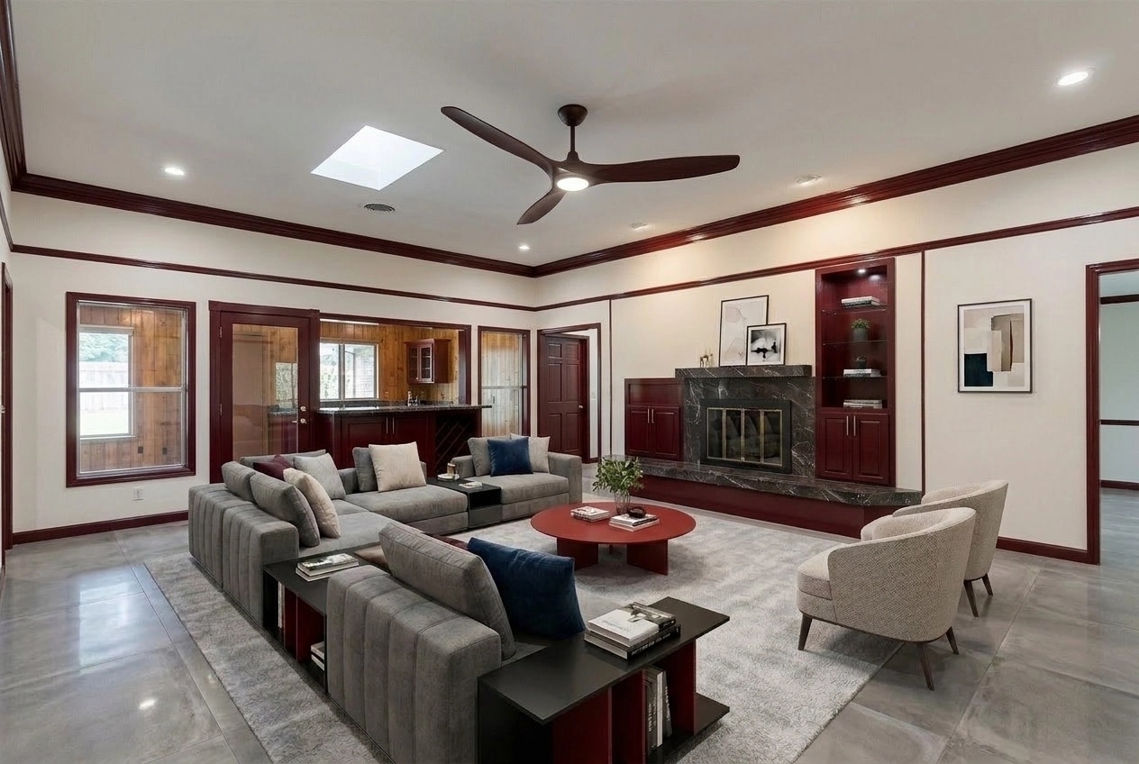 Interior design in Contemporary style — Living Room by GenRoom AI
