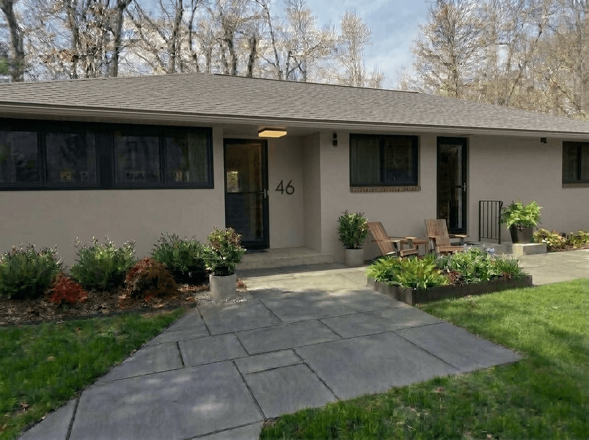 Yard design in no_style style — photo by GenRoom AI