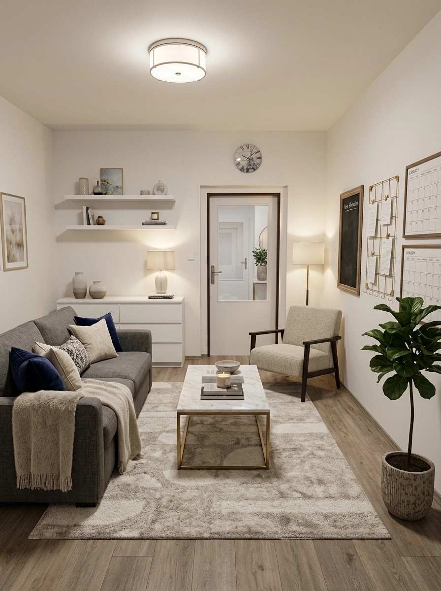 Interior design in Transitional style — Living Room by GenRoom AI