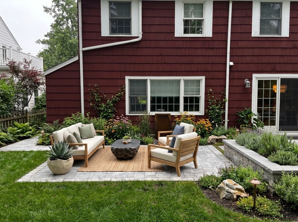Landscape design in Eco Natural Garden style — Yard by GenRoom AI