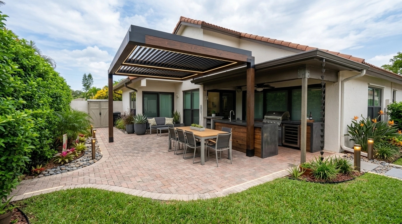 Landscape design in Contemporary Yard style — Yard by GenRoom AI