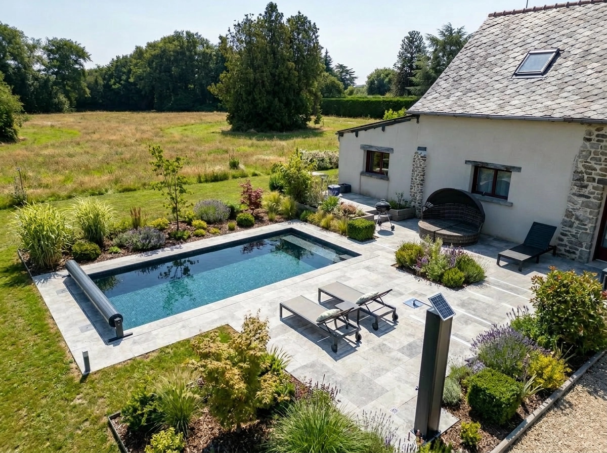 Landscape design in Contemporary Yard style — Yard by GenRoom AI