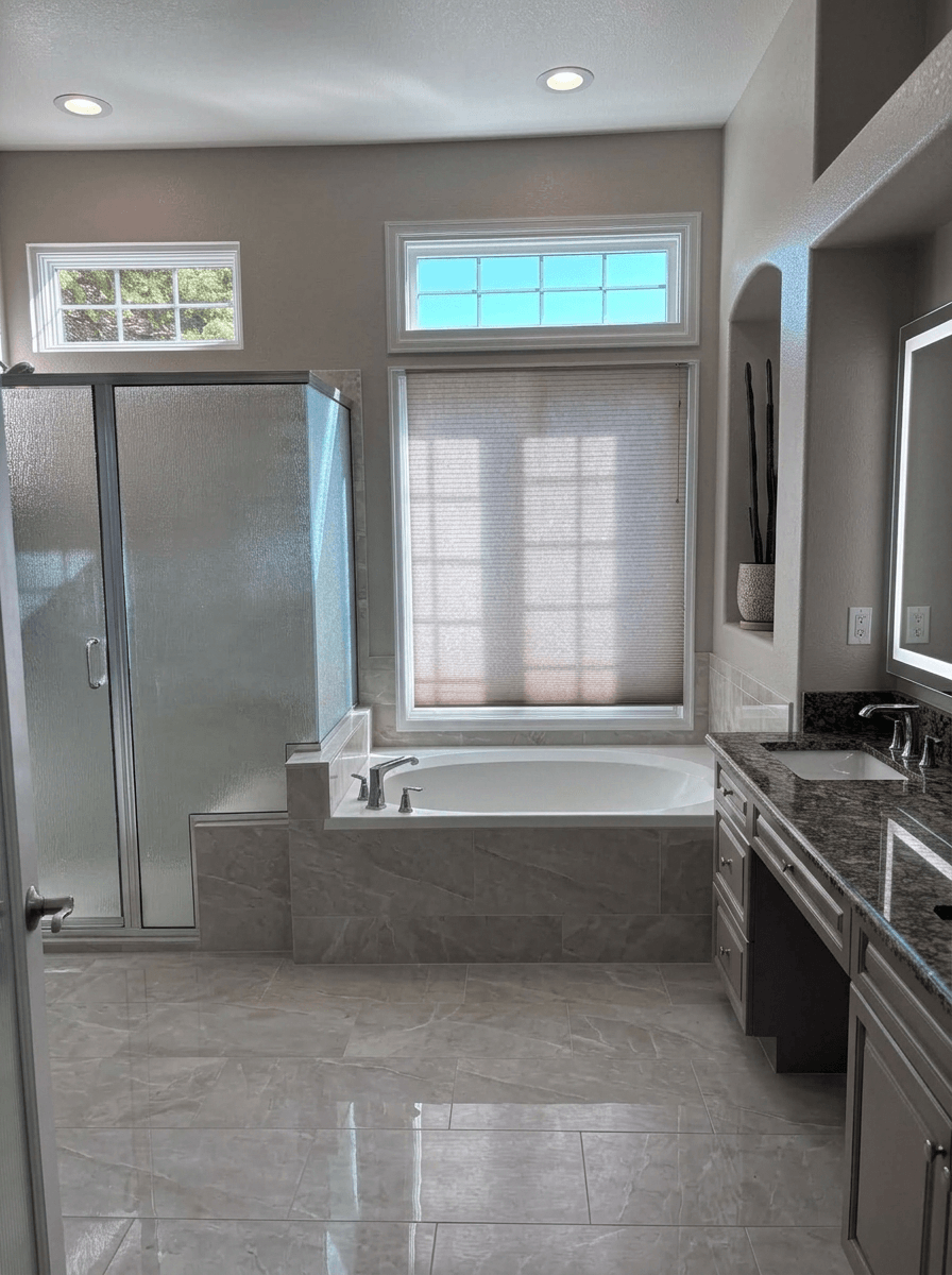 Bathroom interior in no_style style — photo by GenRoom AI