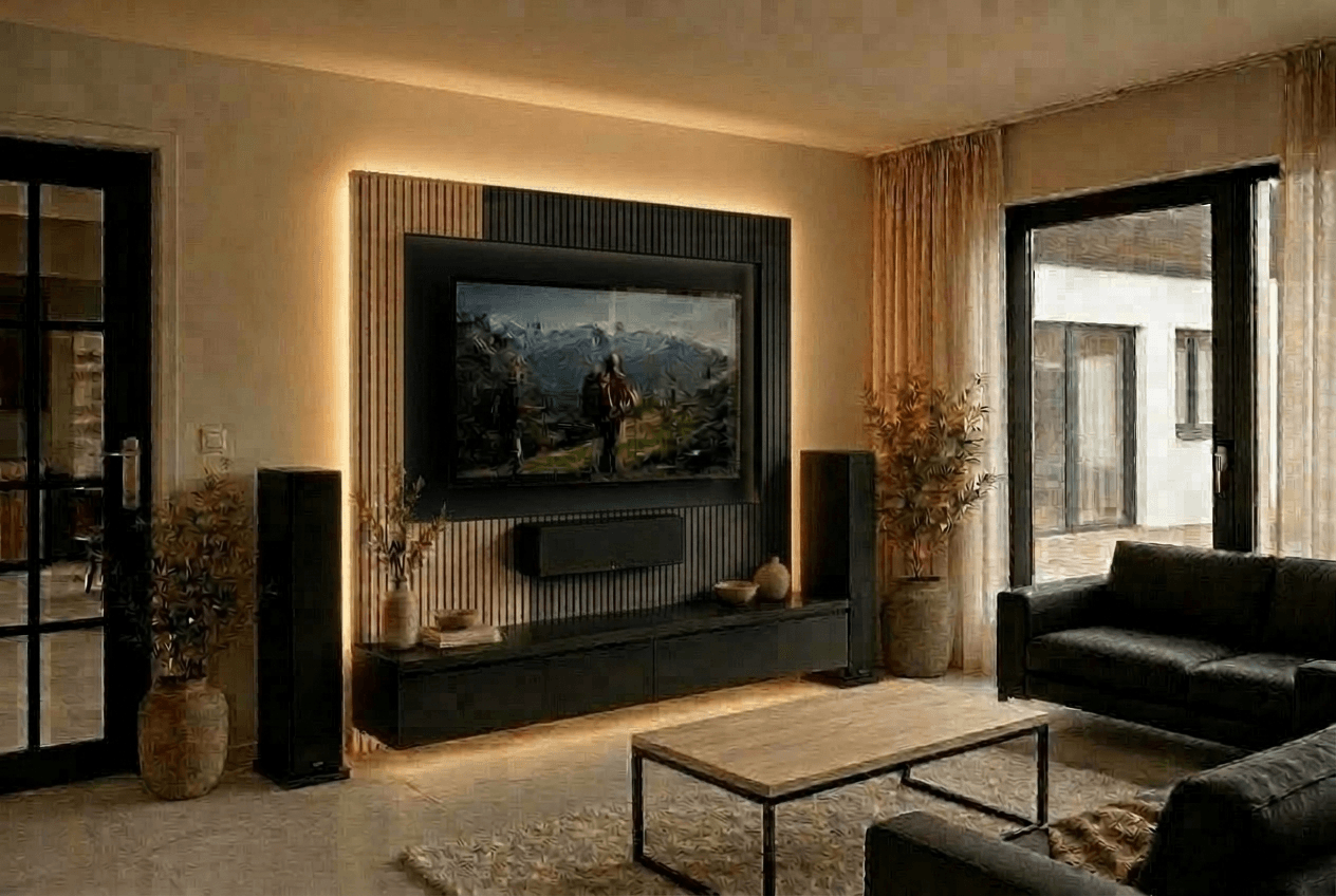 Interior design in Japandi style — Living Room by GenRoom AI