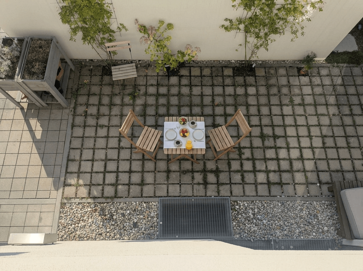 Yard design in no_style style — photo by GenRoom AI