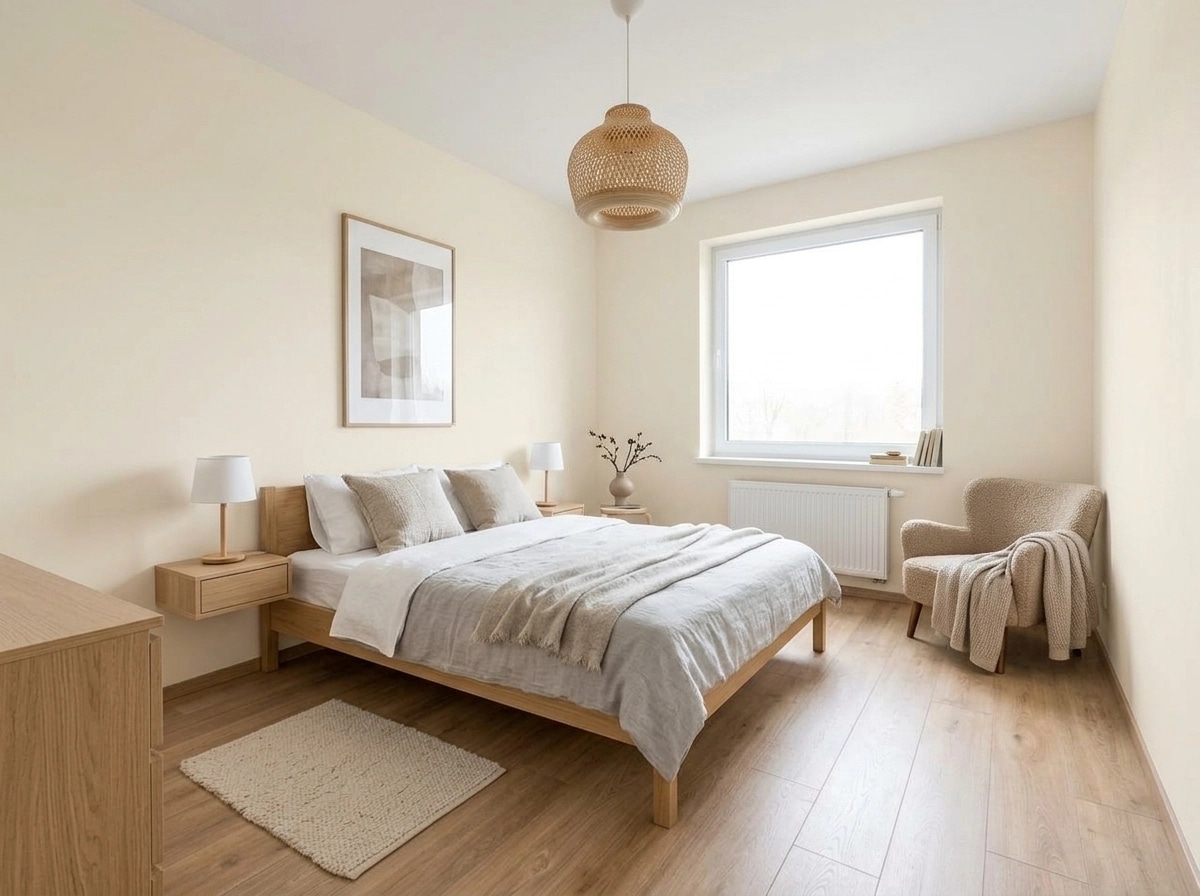 Interior design in Scandinavian style — Bedroom by GenRoom AI