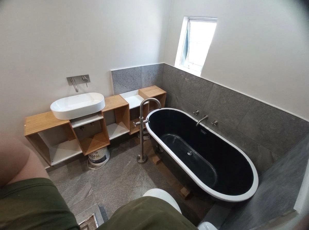 Bathroom interior in no_style style — photo by GenRoom AI