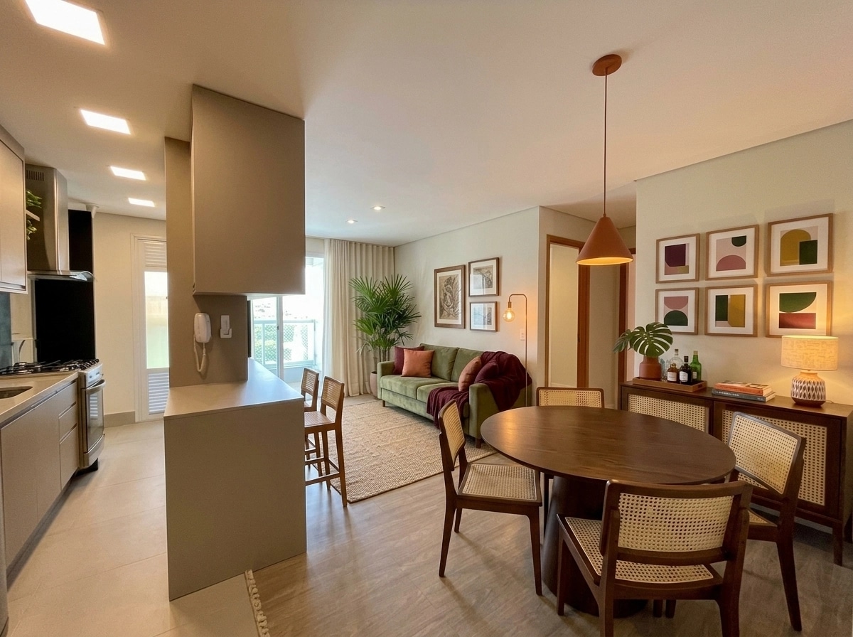 Kitchen interior in no_style style — photo by GenRoom AI