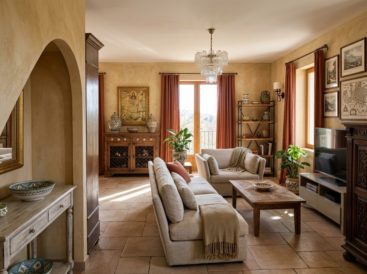 Interior design in Mediterranean style — Living Room by GenRoom AI