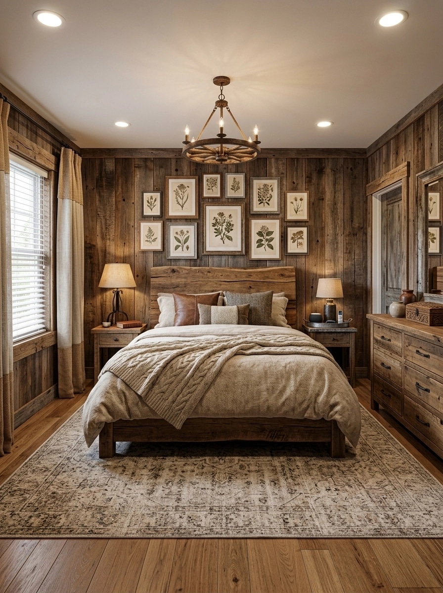 Interior design in Rustic style — Bedroom by GenRoom AI