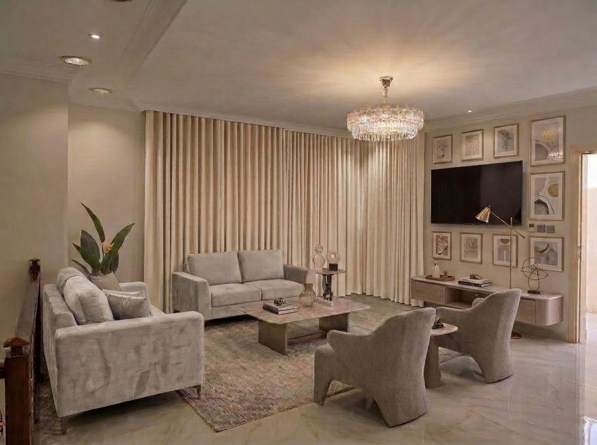 Interior design in Contemporary style — Living Room by GenRoom AI