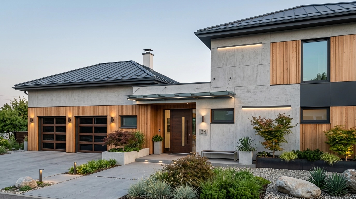 Contemporary Facade Facade design — facade photo by GenRoom AI