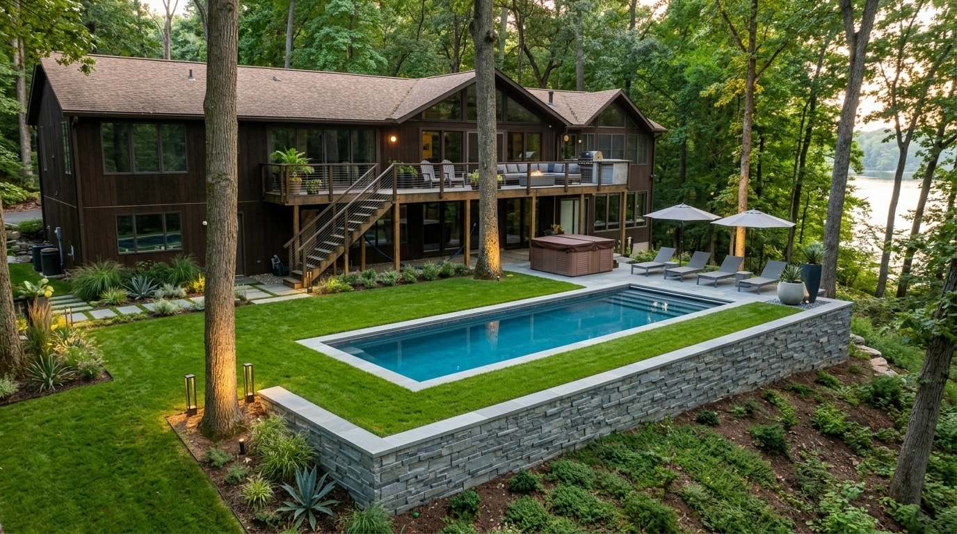 Contemporary Yard Yard design — yard photo by GenRoom AI