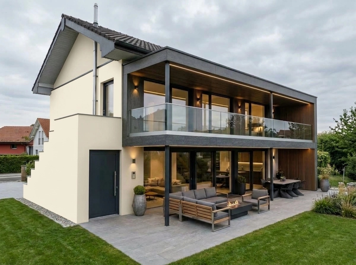 Facade design in Contemporary Facade style — Facade by GenRoom AI