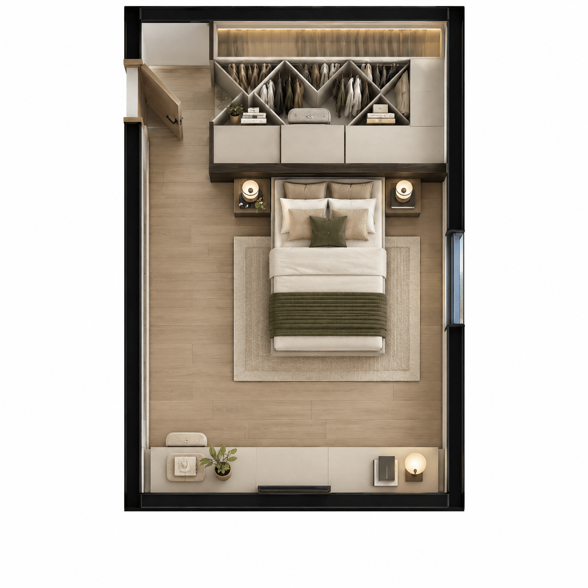 Interior design in Contemporary style — Living Room by GenRoom AI