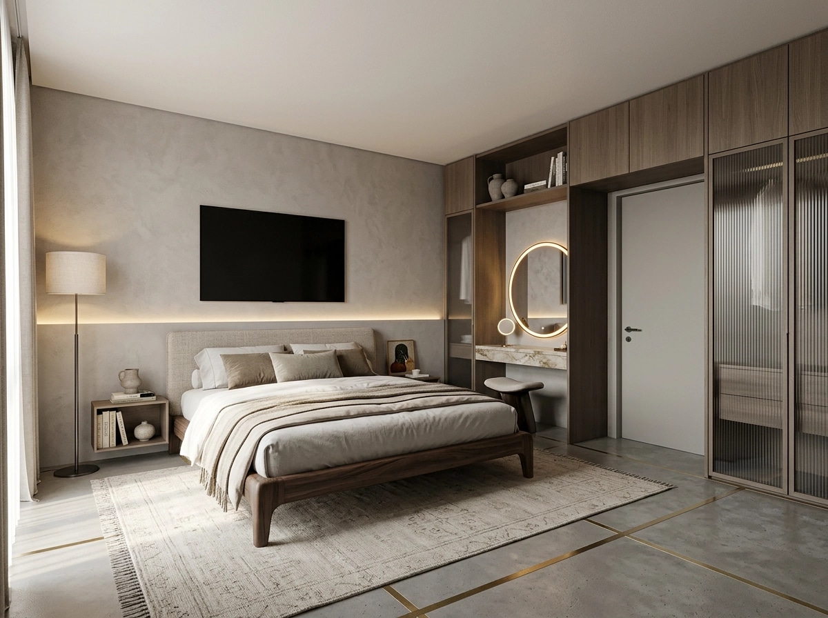 Portuguese Modern Quarto design — interior photo by GenRoom AI