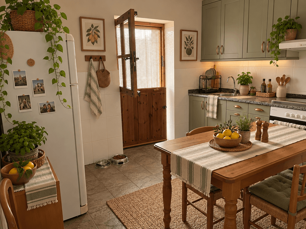 Rustic Kitchen design — interior photo by GenRoom AI