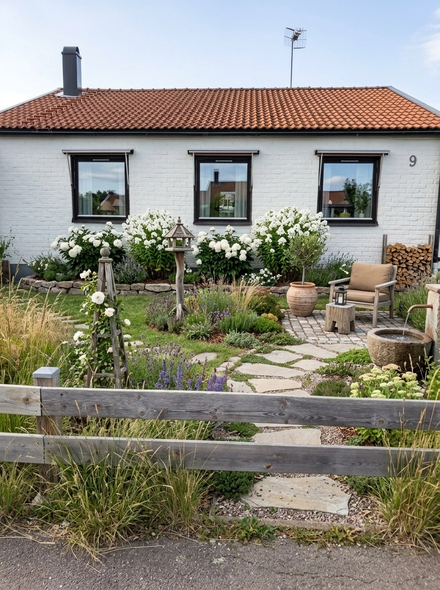 Country Rustic Garden Yard design — yard photo by GenRoom AI