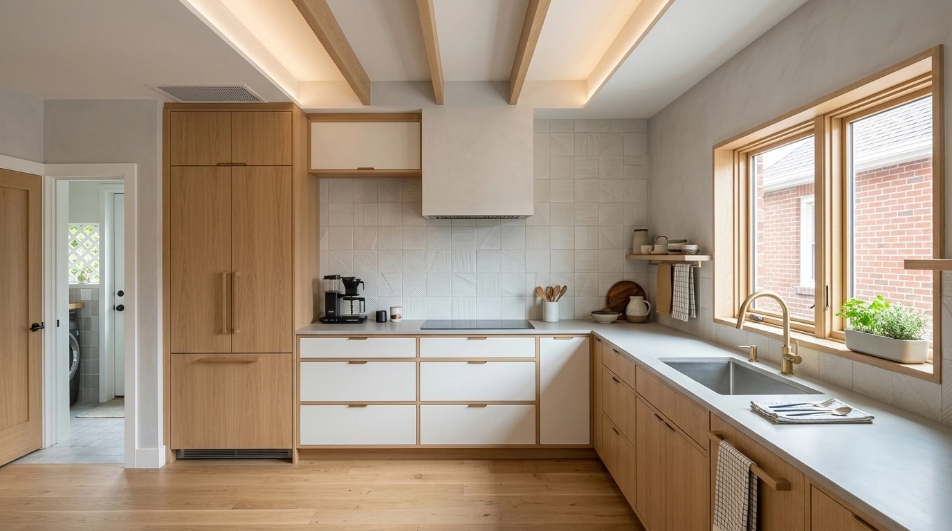Interior design in Scandinavian style — Kitchen by GenRoom AI