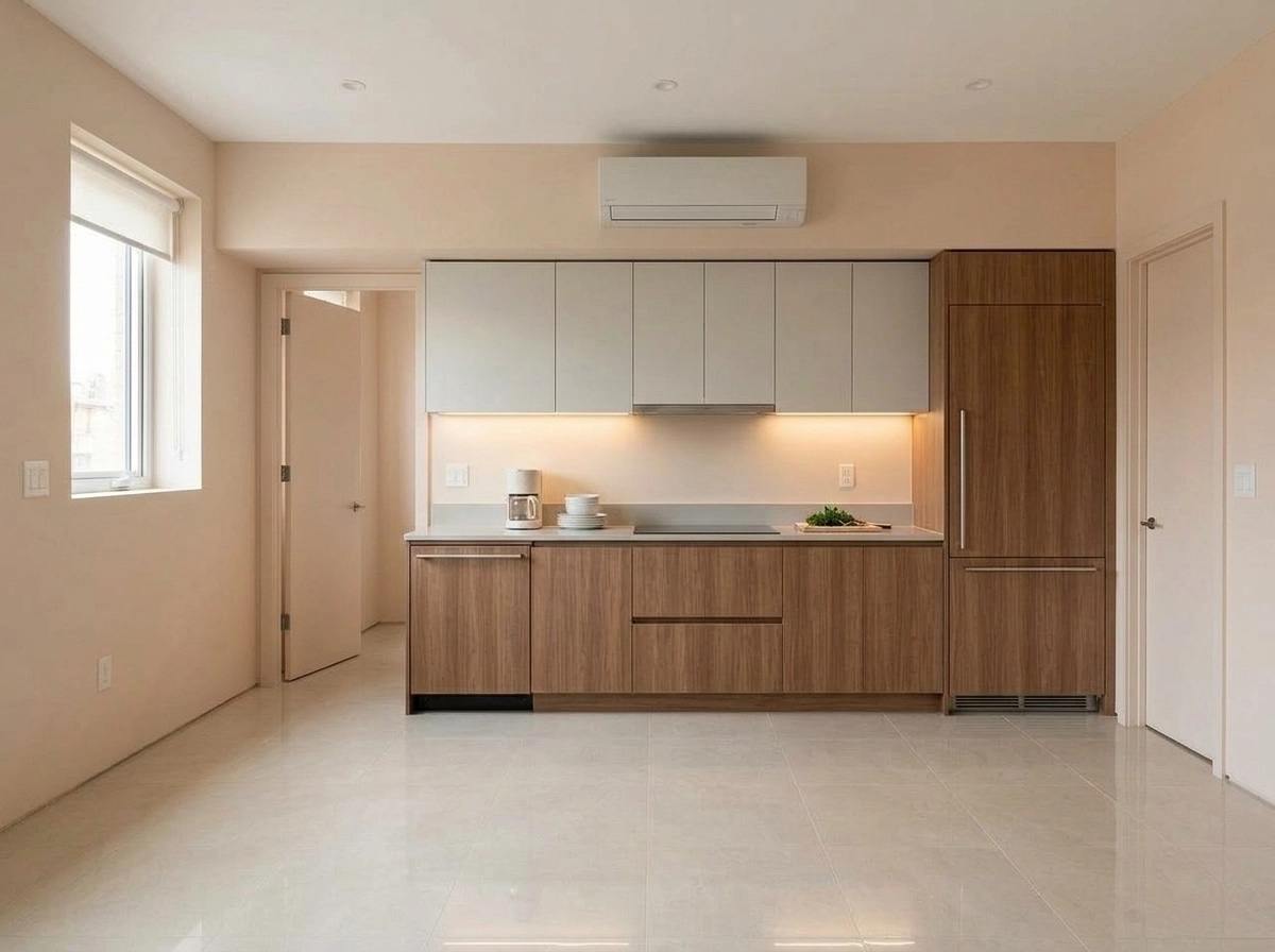 Minimalism Kitchen design — interior photo by GenRoom AI