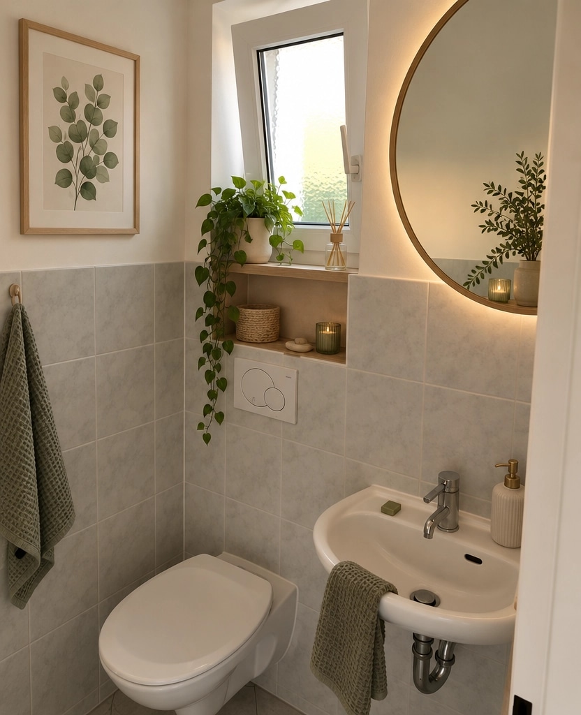 Interior design in Scandinavian style — Bathroom by GenRoom AI