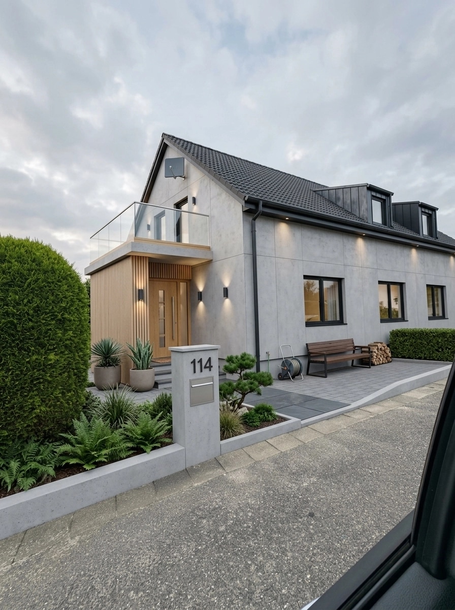Scandinavian Facade Facade design — facade photo by GenRoom AI