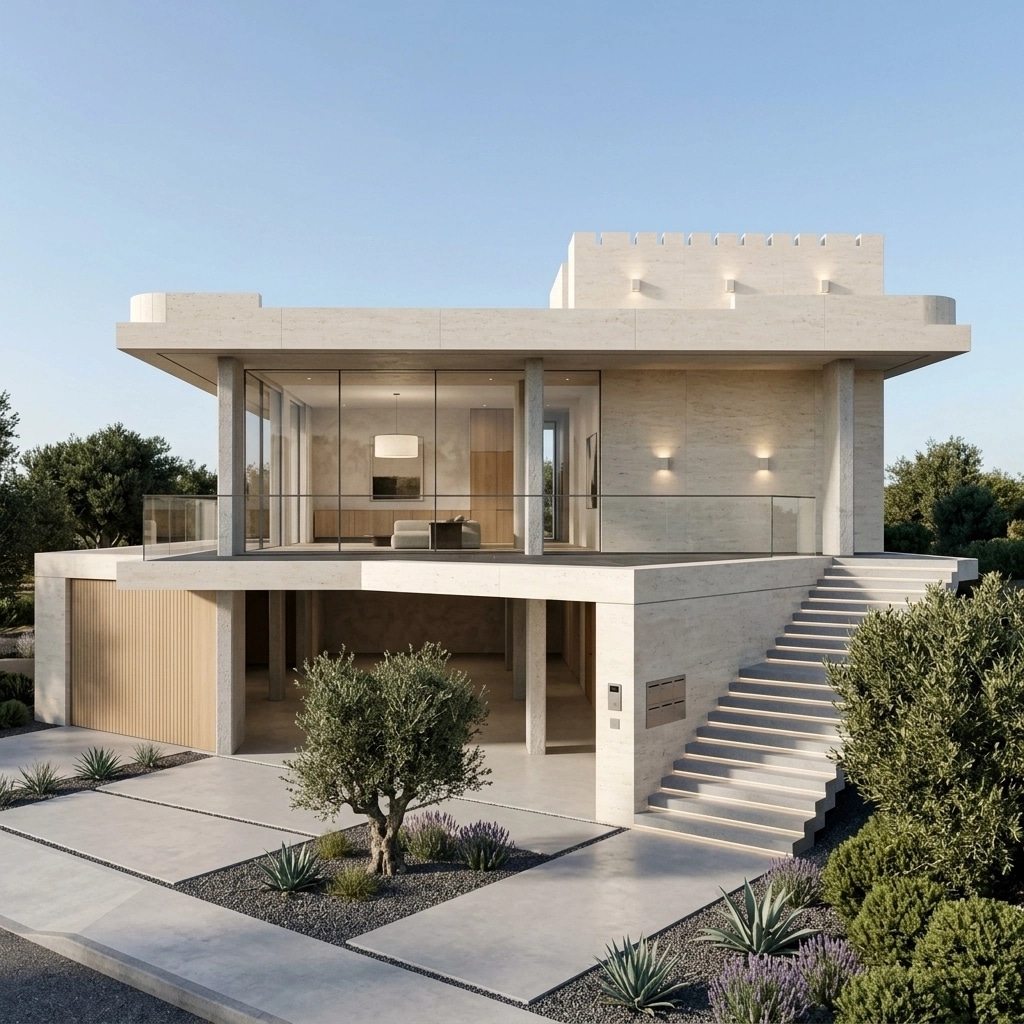 Facade design in Minimalist Facade style — Facade by GenRoom AI