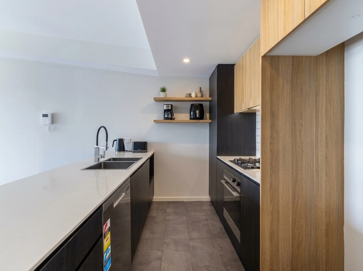 Kitchen interior in no_style style — photo by GenRoom AI