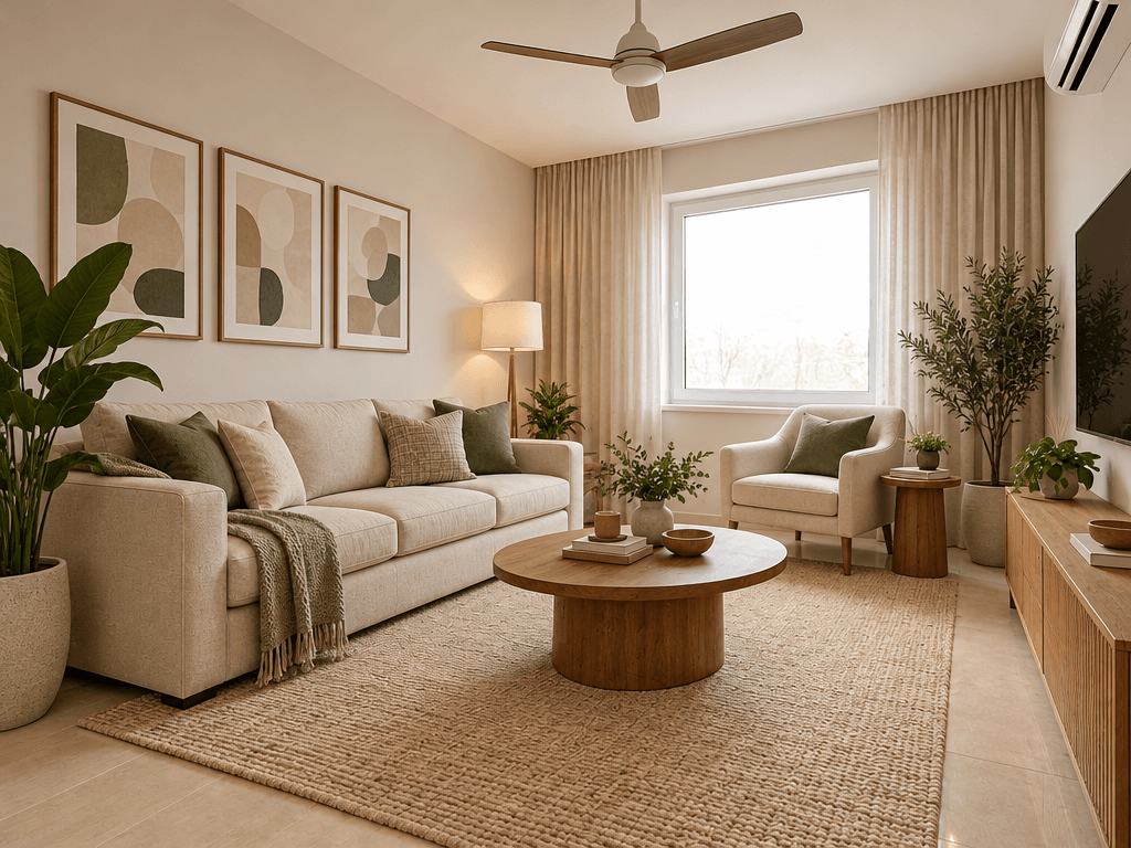 Living Room interior in no_style style — photo by GenRoom AI