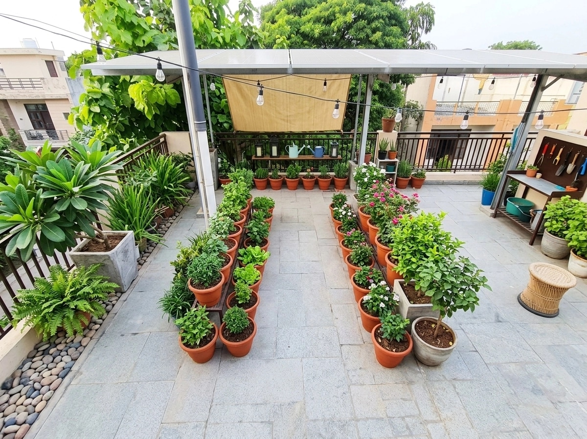 Yard design in no_style style — photo by GenRoom AI