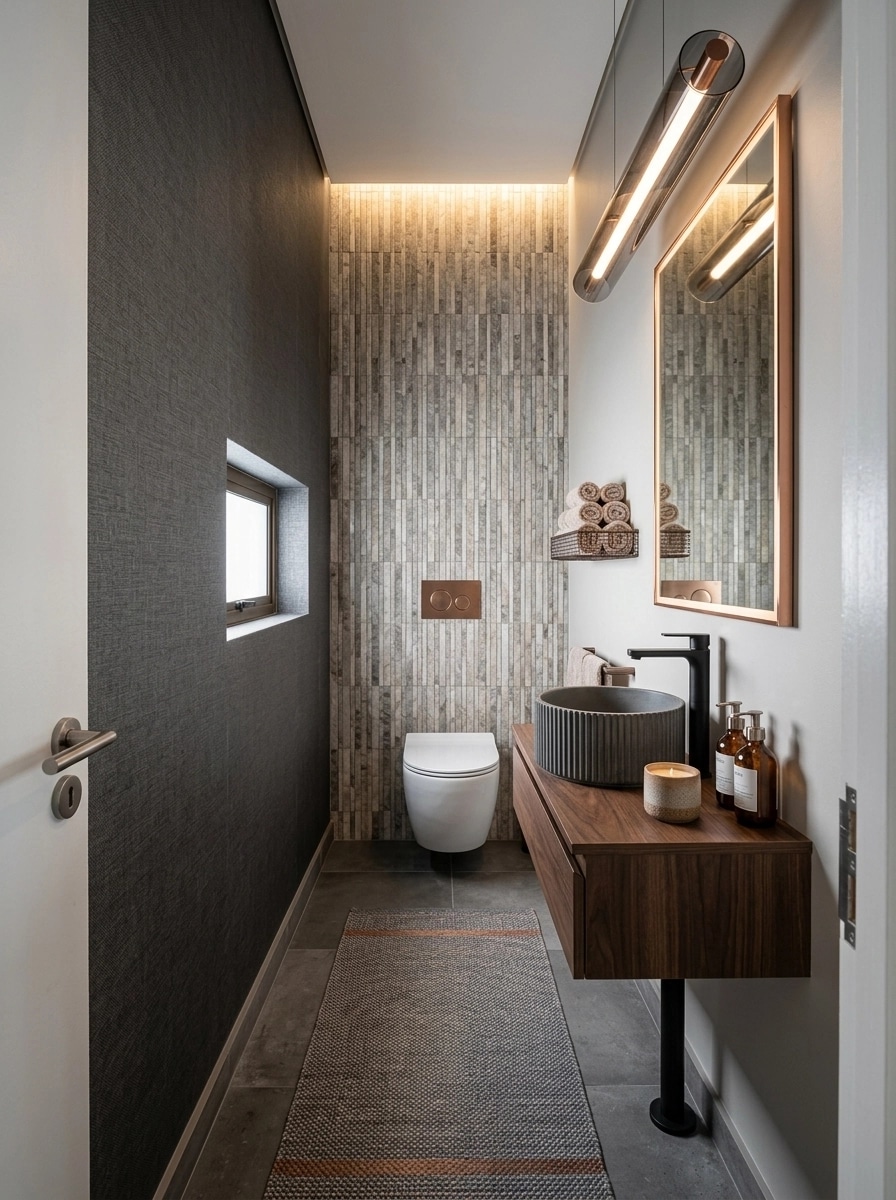 Interior design in Contemporary style — Bathroom by GenRoom AI
