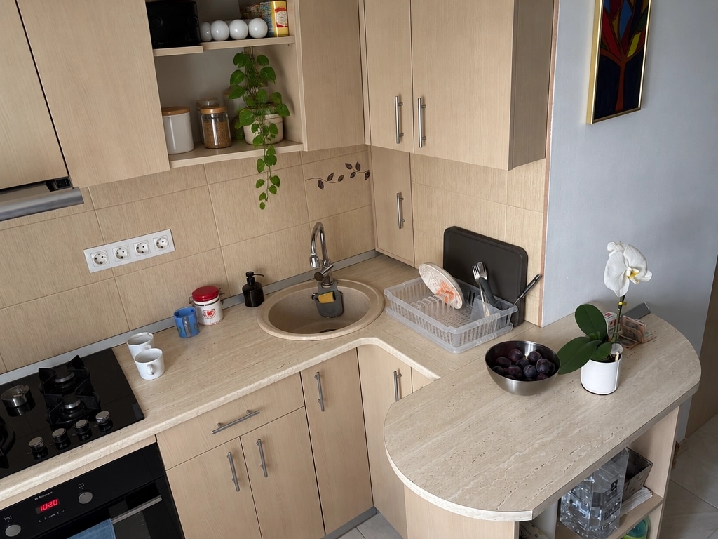 Kitchen interior in no_style style — photo by GenRoom AI