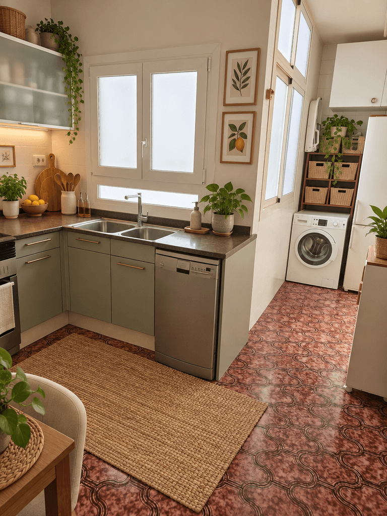 Kitchen interior in Contemporary style — photo by GenRoom AI